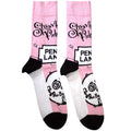 The Beatles Unisex Ankle Socks: Strawberry Fields/Penny Lane (Pink)