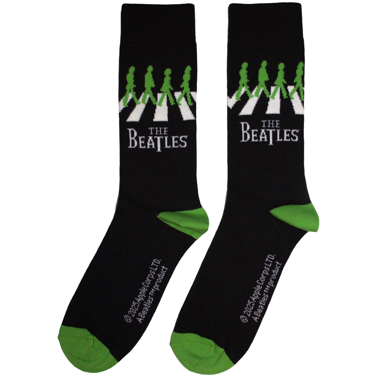 The Beatles Unisex Ankle Socks: Abbey Road Crossing (Black) (UK Size 6 - 11)