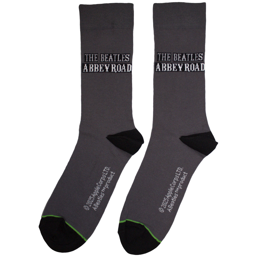The Beatles Unisex Ankle Socks: Abbey Road Sign (Grey) (UK Size 6 - 11)