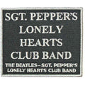 The Beatles Standard Patch: Sgt. Pepper's.Black (Black)