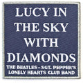 The Beatles Standard Patch: Lucy In The Sky with Diamonds