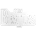 The Beatles Sticker: Drop T Logo (White)