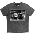 The Beatles Unisex Stone Wash T-Shirt: Washington Coliseum (Charcoal Grey)