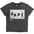 The Beatles Unisex Stone Wash T-Shirt: Jump (Charcoal Grey)