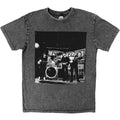 The Beatles Unisex Stone Wash T-Shirt: Group (Charcoal Grey)
