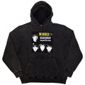 The Beatles Unisex Stone Wash Pullover Hoodie: VJ Secret Sleeve (Charcoal Grey) (Wash Collection)