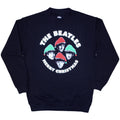 The Beatles Unisex Sweatshirt: Xmas Hats (Navy Blue)