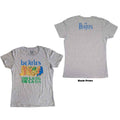 The Beatles Ladies T-Shirt: Vintage Ob La Di (Grey) (Back Print)