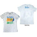 The Beatles Ladies T-Shirt: Vintage Ob La Di (Pale Blue) (Back Print)