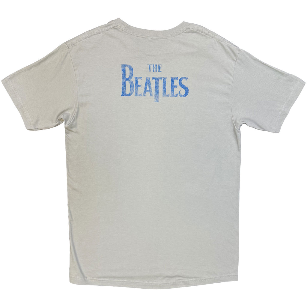 The Beatles Unisex T-Shirt: Vintage Ob La Di (Grey) (Back Print)