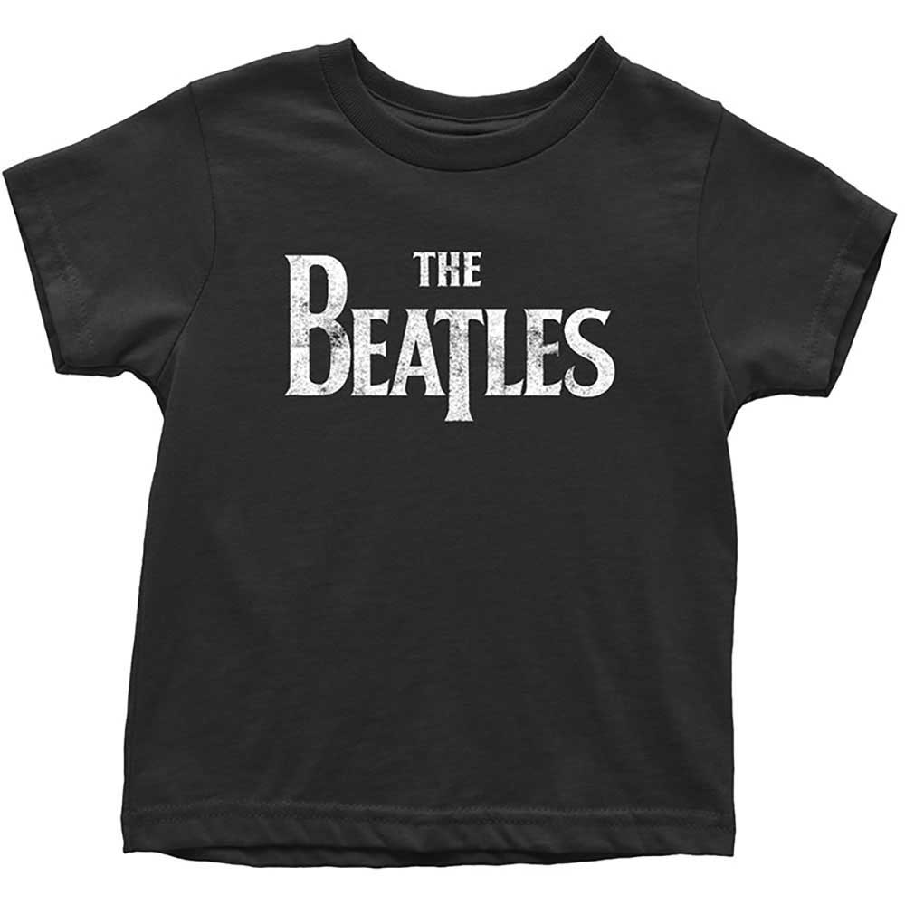 The Beatles Kids Toddler T-Shirt: Drop T Logo (Black)