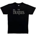 The Beatles Unisex T-Shirt: Drop T Crystals (Black) (Embellished)