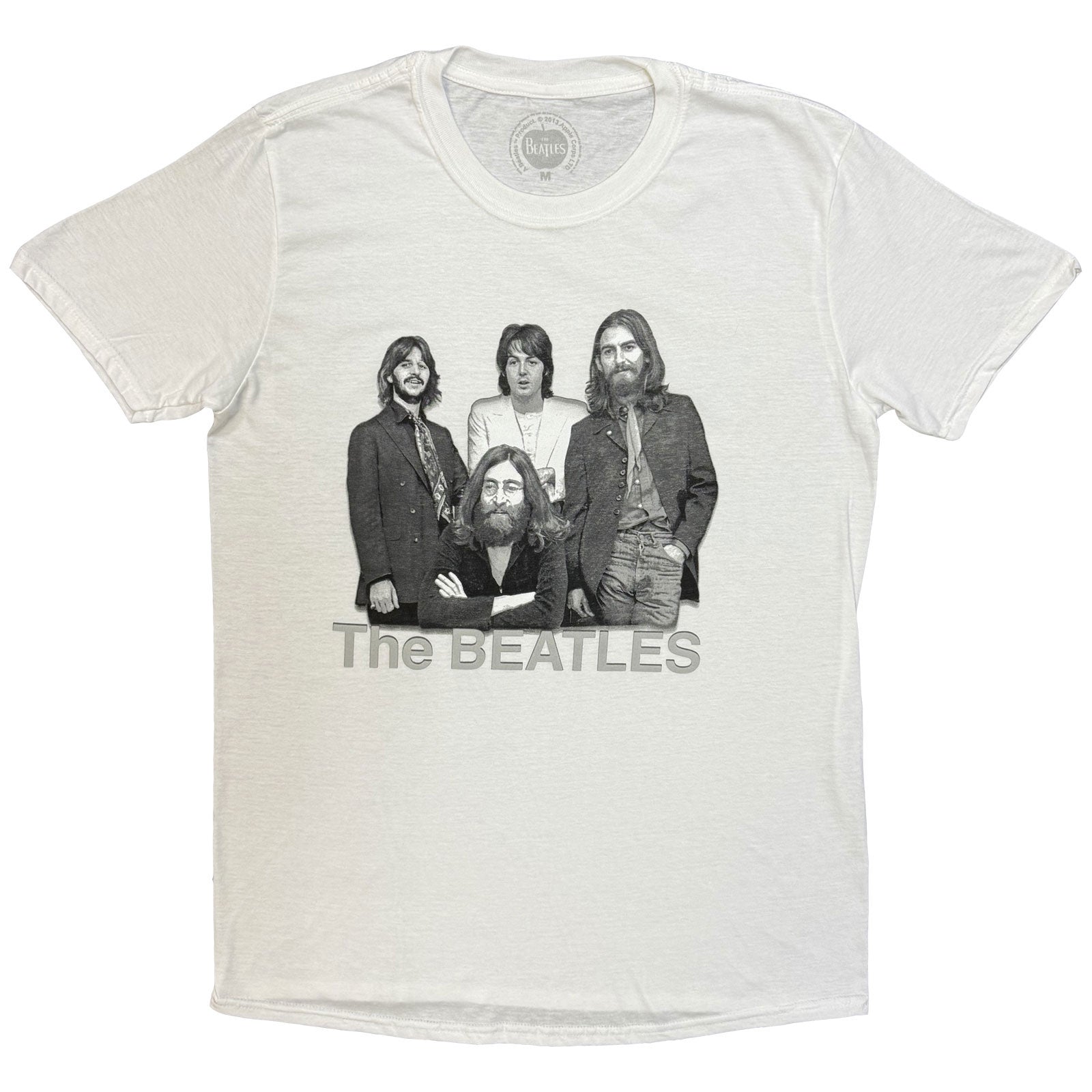 The Beatles Unisex T-Shirt: Tittenhurst Table (White)
