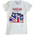 The Beatles Ladies T-Shirt: The Beatles Story (White)