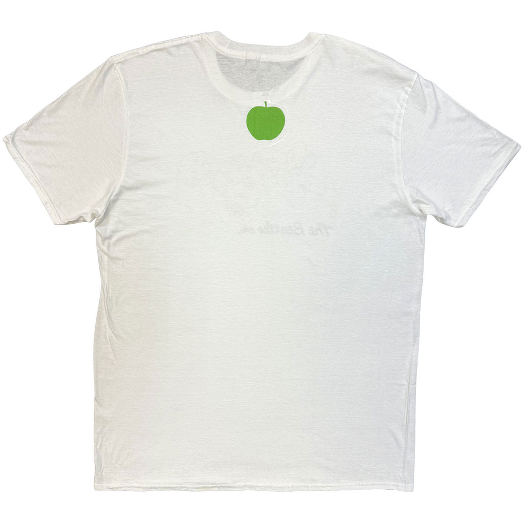 The Beatles Unisex T-Shirt: On Apple (White) (Back Print)