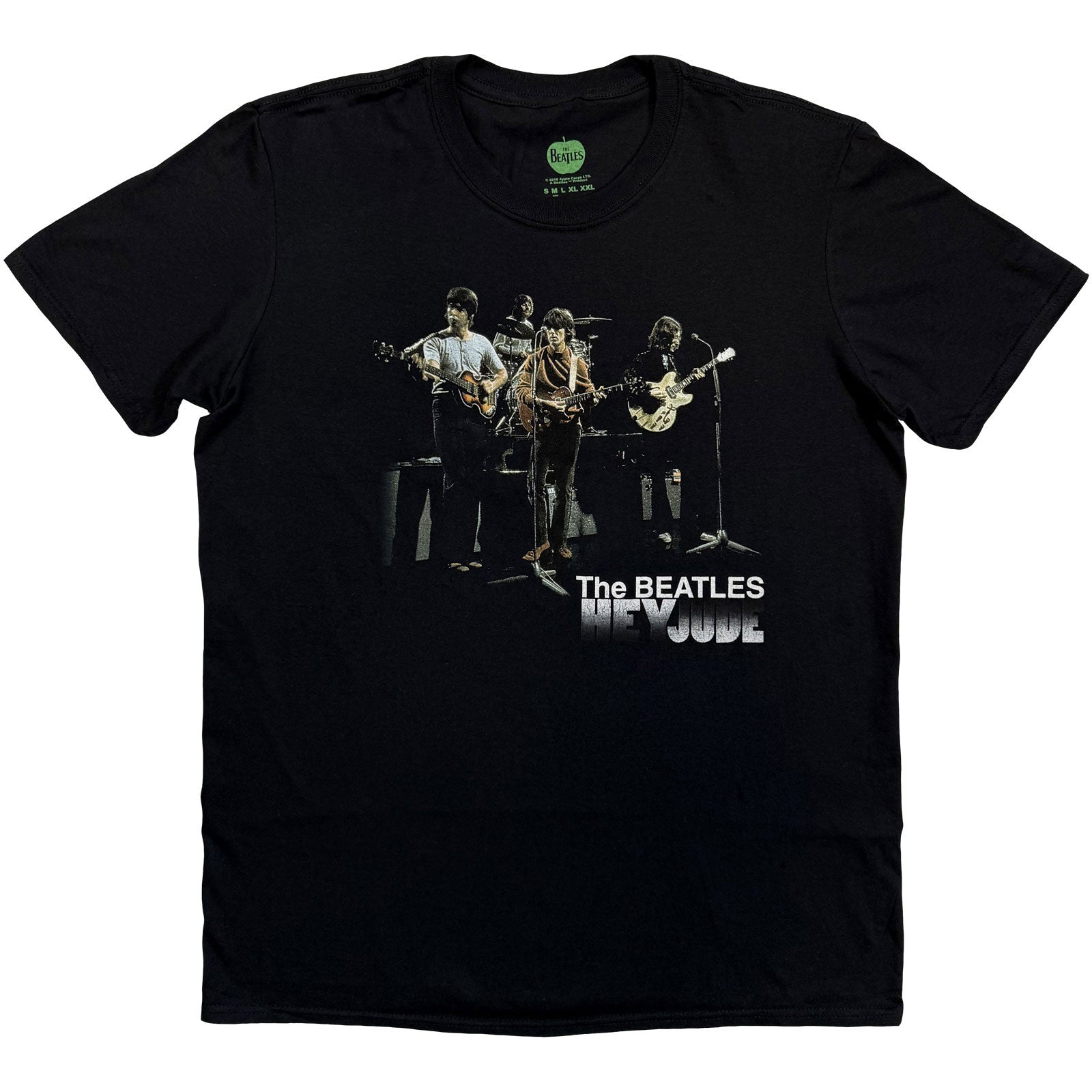 The Beatles Unisex T-Shirt: Hey Jude Version 2 (Black)