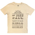 The Beatles Unisex T-Shirt: Mr Kite (Sand)