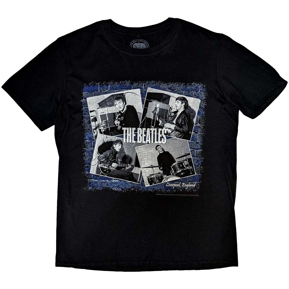 The Beatles Unisex T-Shirt: At The Cavern (Black) (Back Print)
