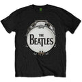 The Beatles Unisex T-Shirt: Original Drum Skin (Black)
