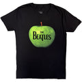 The Beatles Unisex T-Shirt: Apple Logo (Black)