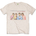 The Beatles Unisex T-Shirt: LP Here Now (Sand)