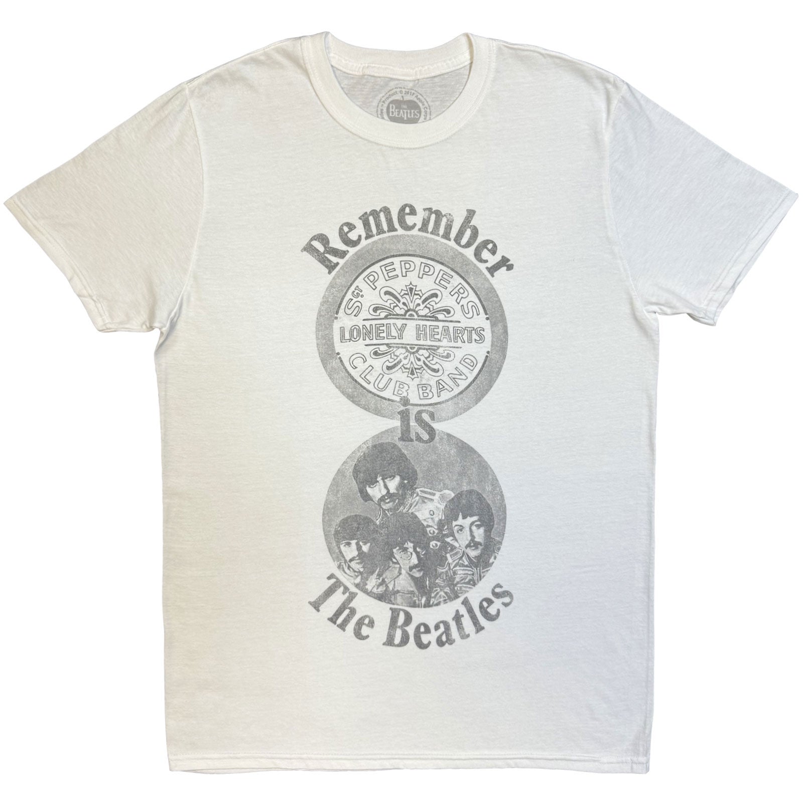 The Beatles Unisex T-Shirt: Remember (White)