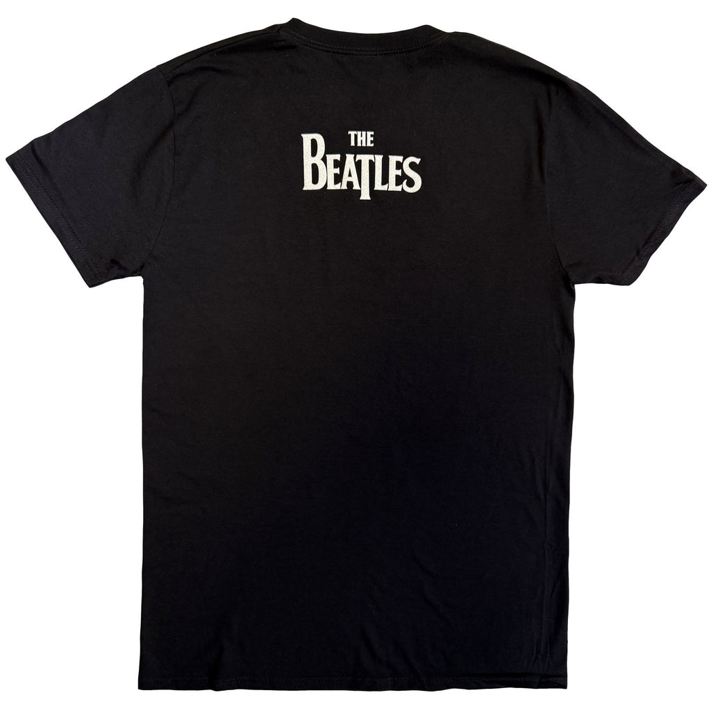 The Beatles Unisex T-Shirt: Let It Be (Black) (Back Print)