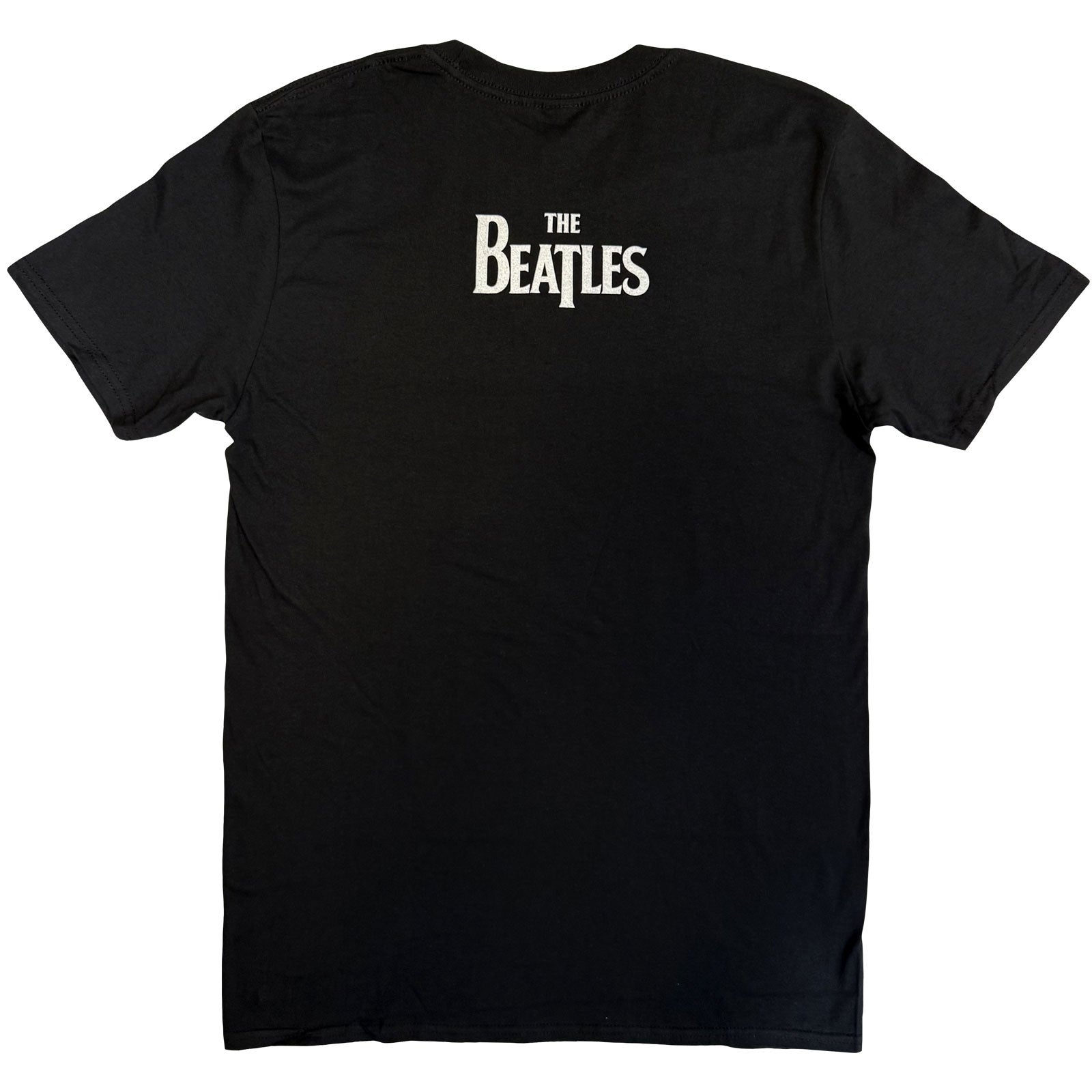 The Beatles Unisex T-Shirt: Me and My Monkey (Black) (Back Print)