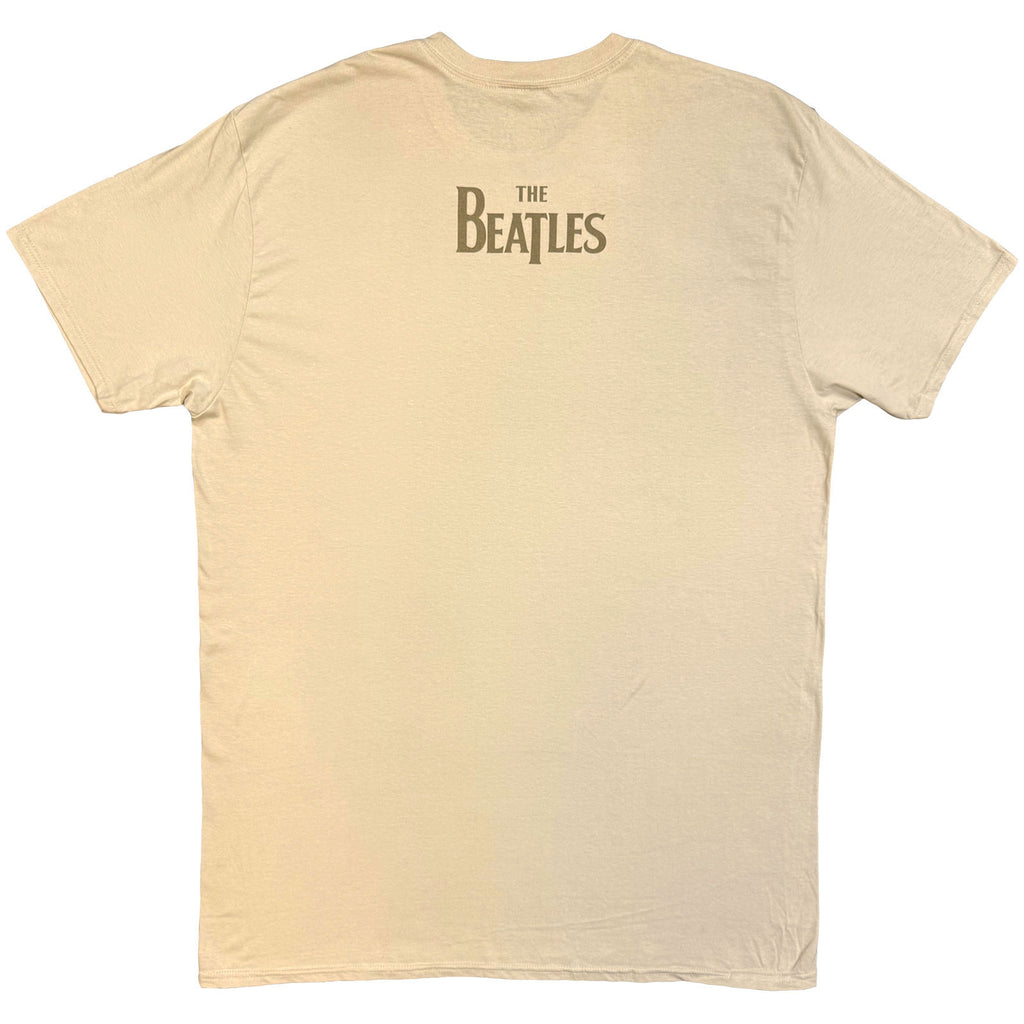 The Beatles Unisex T-Shirt: Good Day Sunshine (Sand) (Back Print) (LOS)