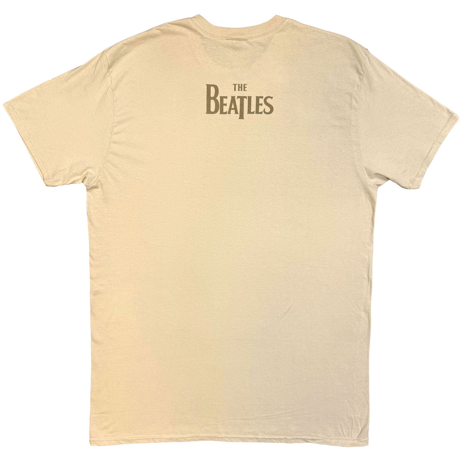 The Beatles Unisex T-Shirt: Good Day Sunshine (Sand) (Back Print) (LOS)