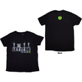The Beatles Ladies T-Shirt: Rooftop (Black) (Back Print)