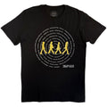The Beatles Unisex T-Shirt: Abbey Road Songs Swirl Foiled (Black) (Embellished)