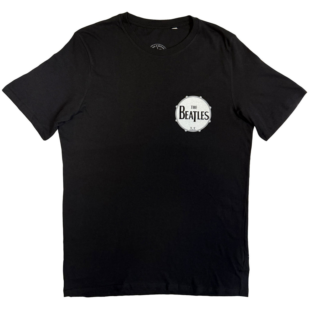 The Beatles Unisex T-Shirt: Washington Coliseum (Black) (Back Print)