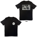 The Beatles Unisex T-Shirt: Washington Coliseum (Black) (Back Print)