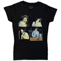 The Beatles Ladies T-Shirt: Shea Stadium Shots (Black)