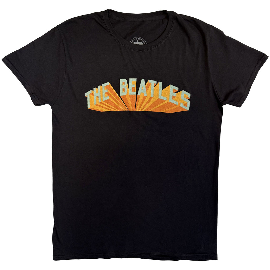 The Beatles Unisex T-Shirt: Live in Japan (Black) (Back Print)