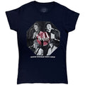 The Beatles Ladies T-Shirt: Budokan Octagon (Navy Blue)