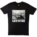The Beatles Unisex T-Shirt: Let It Be Studio (Black)