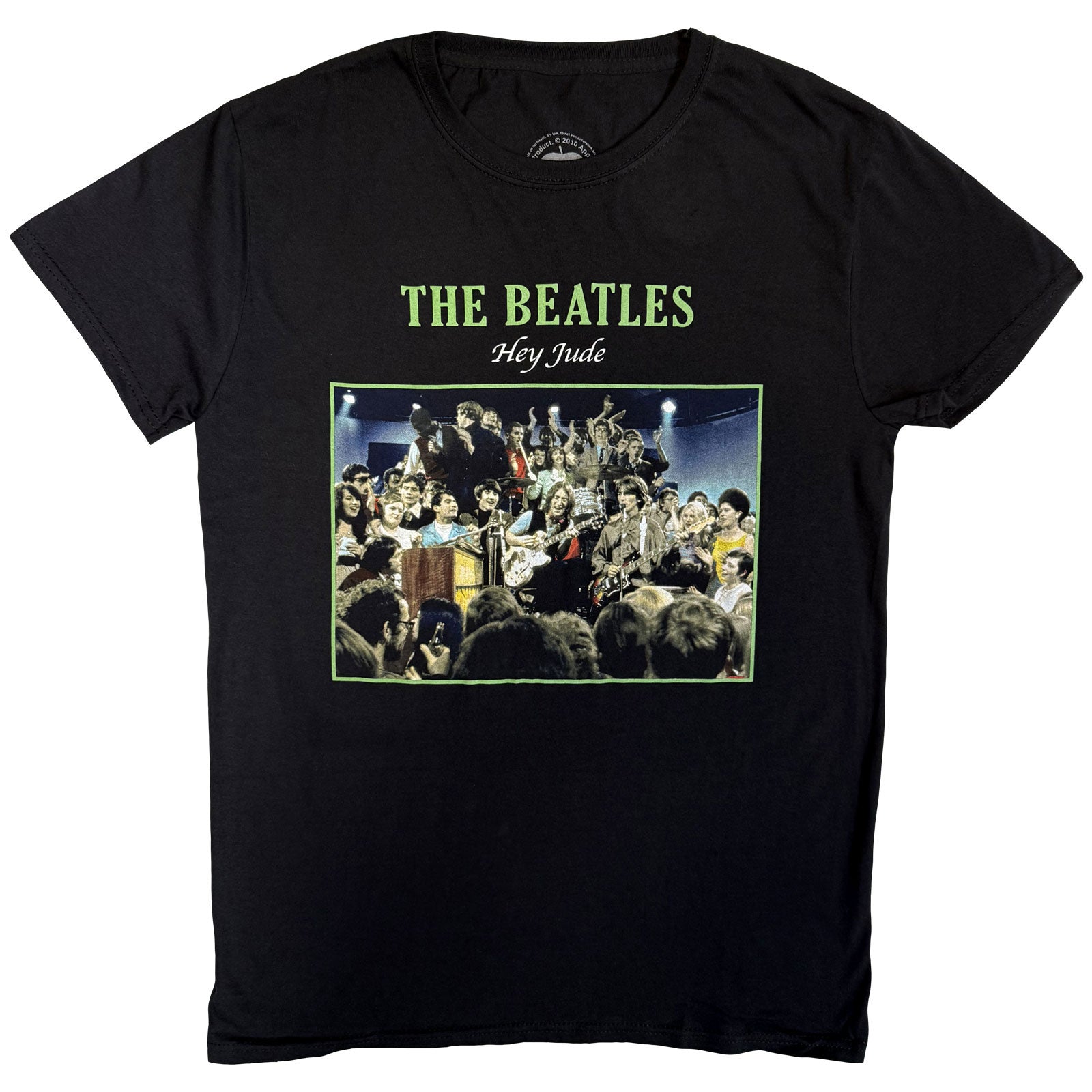 The Beatles Unisex T-Shirt: Hey Jude Live (Black)