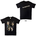The Beatles Unisex T-Shirt: White Album Faces (Black) (Back Print)