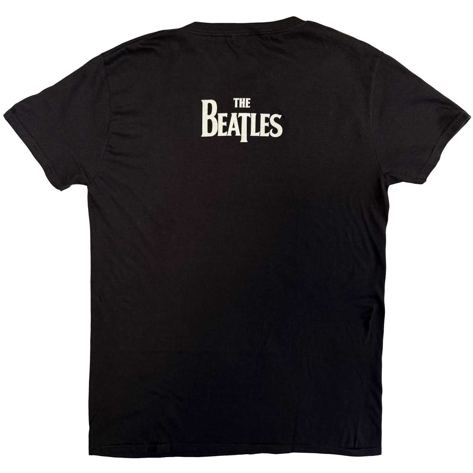 The Beatles Unisex T-Shirt: 3 Savile Row (Black) (Back Print)