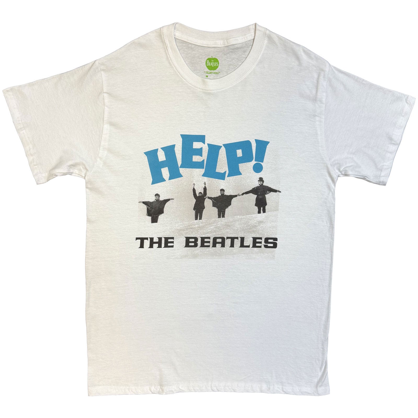 The Beatles Unisex T-Shirt: HELP! Snow (White)