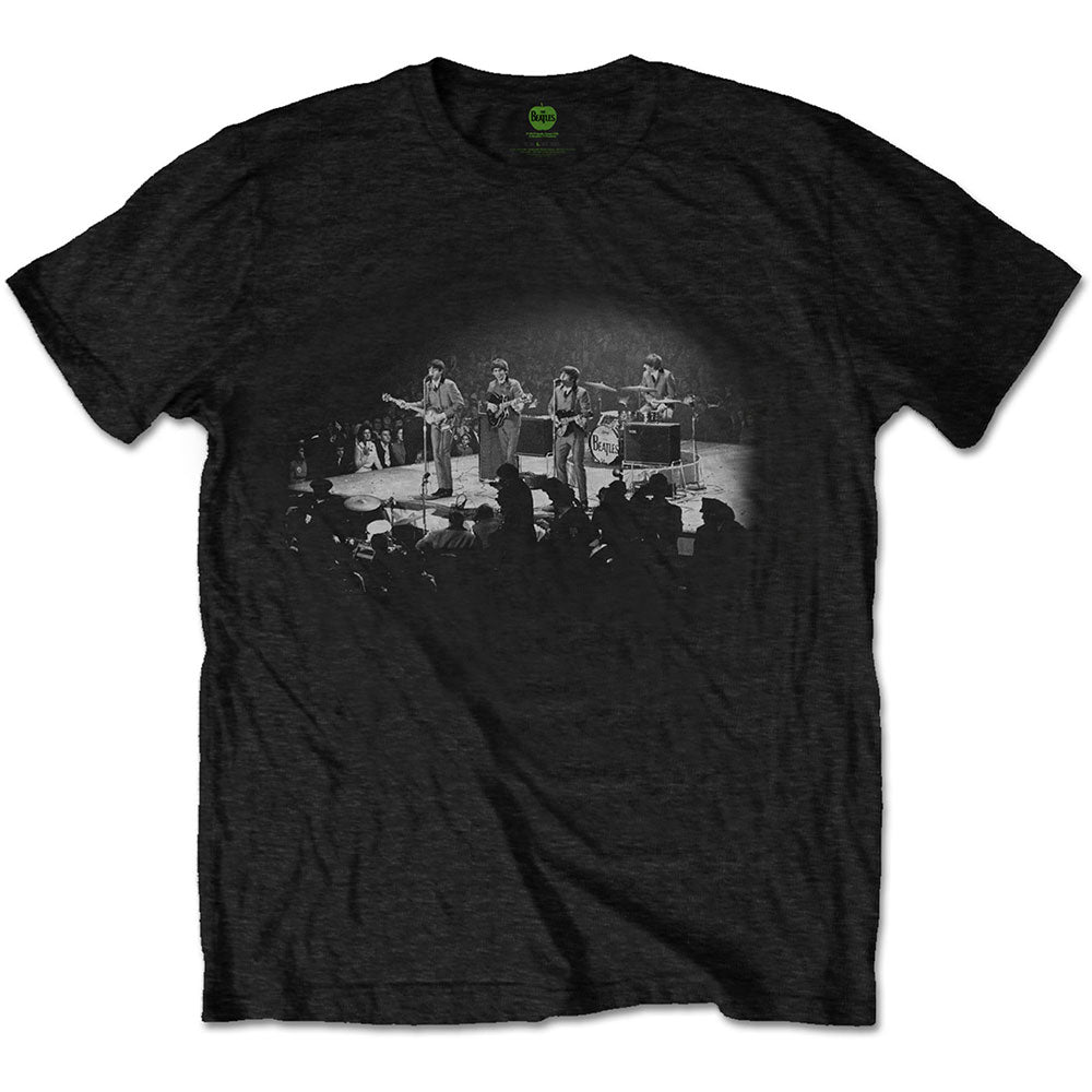 The Beatles Unisex T-Shirt: Live in DC (Black) (Back Print)