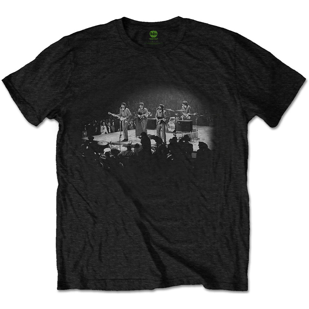 The Beatles Unisex T-Shirt: Live in DC (Black) (Back Print)