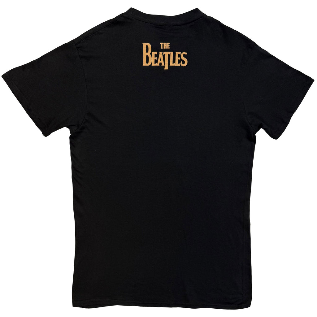 The Beatles Unisex T-Shirt: Here Comes The Sun (Black) (Back Print)