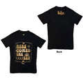 The Beatles Unisex T-Shirt: Here Comes The Sun (Black) (Back Print)