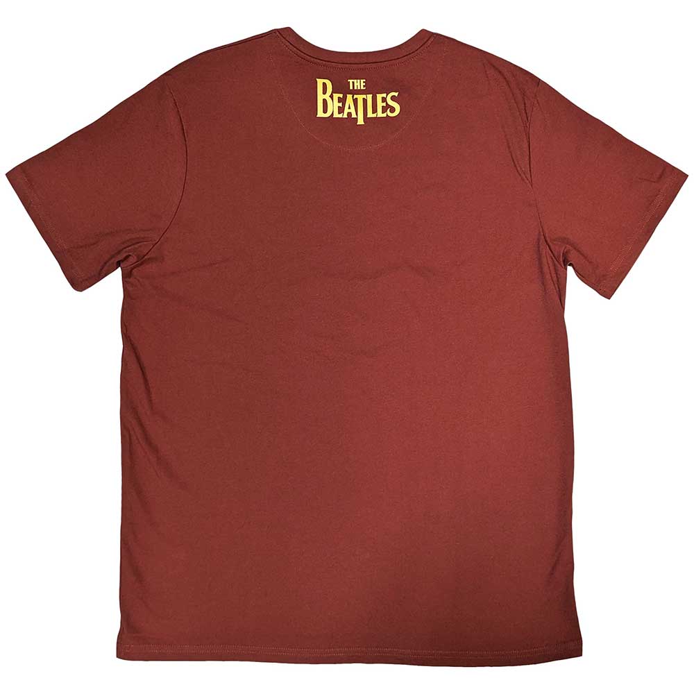 The Beatles Unisex T-Shirt: When I'm Sixty Four (Red) (Back Print)