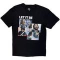 The Beatles Unisex T-Shirt: Let It Be Recording Shots (Black)