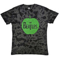 The Beatles Unisex T-Shirt: Apple (Grey) (Wash Collection)