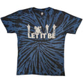 The Beatles Unisex T-Shirt: Let It Be Silhouette (Black) (Wash Collection)